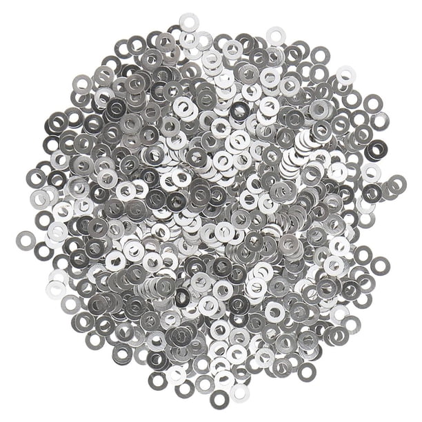 Arandelas planas métricas de acero para gafas sin marco. Herramienta de reparación de gafas. 1.2mm