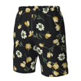 thumbnail image 4 of Pofeuu Daisy Prin Men's Swim Trunks Quick Dry Bathing Suit Swimming Board Shorts Mesh Lining Beach Swimwear-, 4 of 6
