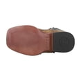 thumbnail image 5 of Roper Toddler Boys Cross Cut Checkered Embroidery Square Toe Boots Mid Calf, 5 of 5