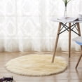 thumbnail image 2 of Luxury Round Area Rugs for Bedroom Kids Nursery Rug Super Soft Living Room Home Shaggy Carpet, 2 of 7