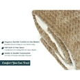 thumbnail image 7 of PAVILIA Premium Chevron Sherpa Blanket Twin Size | Soft Reversible Taupe Fleece Blanket Throw | Plush, Fuzzy Throw for Bed, TV Blanket| Lightweight Microfiber, 60x80 Inches, 7 of 7