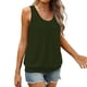 thumbnail image 4 of Tops de manga larga,Camiseta de tirantes de verano para mujer, camisa holgada con cuello plisado, top de poliéster sin mangas, ropa informal de calle, ropa de diario, sopatenor, 4 of 8