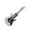 White, variant on Guitar Shape Elegant Hair Clip 2000s Sweet Balletcore Hairpin Women Girl Flat Clip Hairpin Balletcore