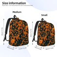 thumbnail image 4 of Daiia Daisies Vintage Canvas Backpack for Men and Women ,Hiking Backpack,Travel Laptop Bag for School,Large Capacity Backpack, 4 of 8