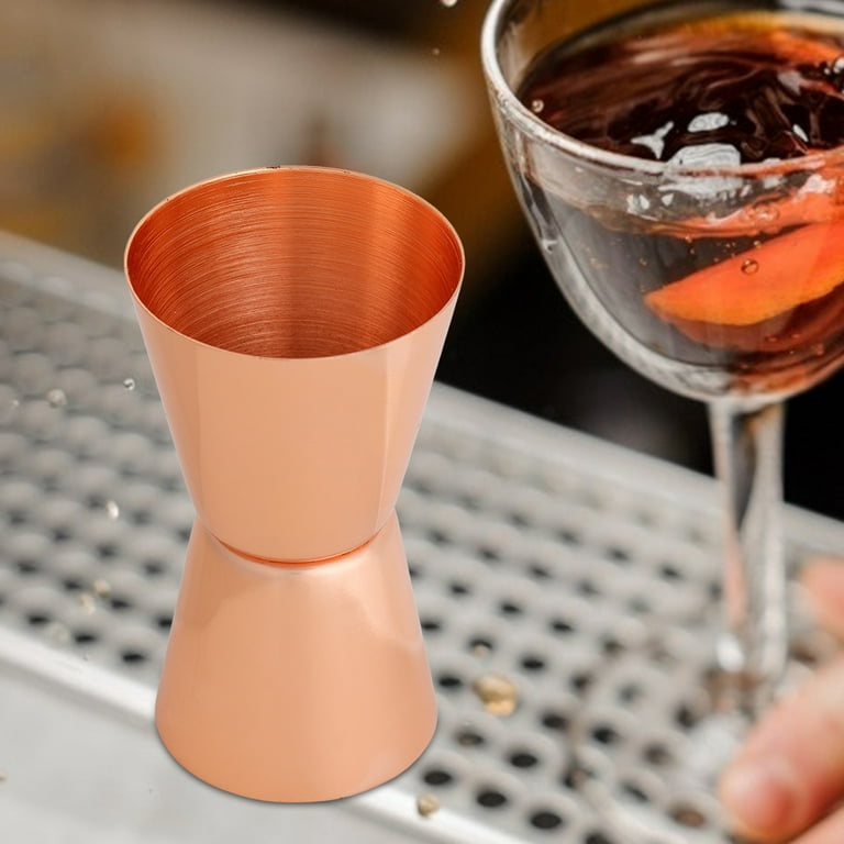 Alcohol Measuring Cup 30/45ml Stainless Steel Cocktail Jigger Double Head  Measuring Cup Ounce Alcohol Measuring Cup