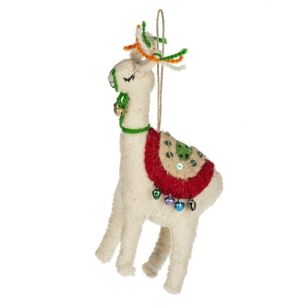 Llama Christmas Ornament 