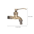 thumbnail image 4 of UPOUART Zinc Alloy Basin Faucet For Washing Machine Spatter Design Laundry For Outdoor Use Stylish And Water Control, 4 of 8