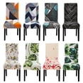 thumbnail image 2 of Funda para silla geométrica, fundas elásticas para sillas de comedor, funda elástica para silla de oficina, antisuciedad, extraíble, 1 ud. Tan Jianjun unisex, 2 of 2