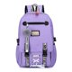 thumbnail image 2 of Mochila con cerradura, mochila para estudiantes de secundaria, mochila informal para hombres y mujeres, mochila con carga USB, antirrobo, con bloqueo de contraseña, mochila escolar, 2 of 6