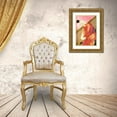 thumbnail image 3 of Vintage Apple Collection 14x18 Gold Ornate Wood Framed with Double Matting Museum Art Print Titled - Feathers, 3 of 4