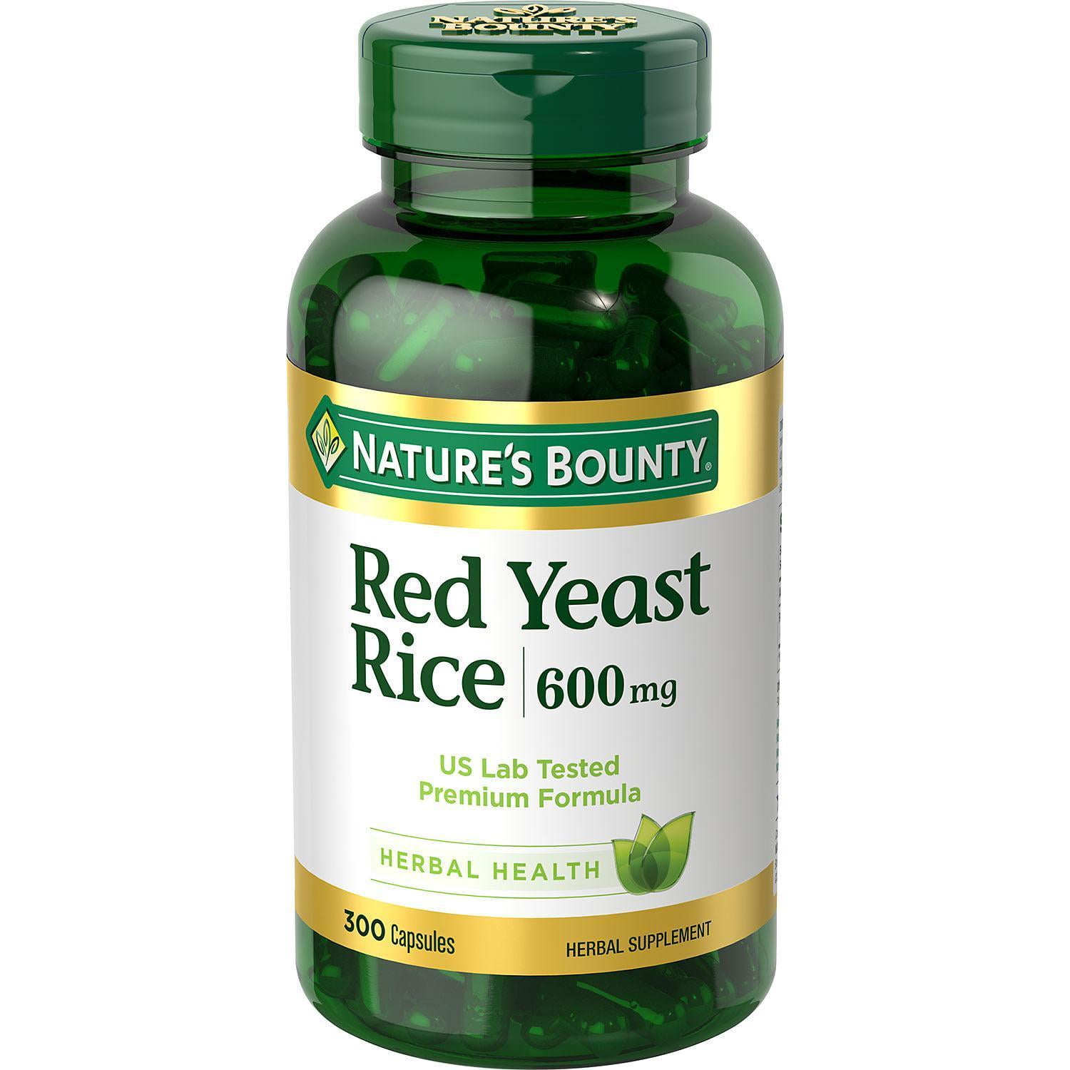 Nature's Bounty Red Yeast Rice 600mg (300 ct.)
