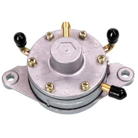 Round Fuel Pump - Mikuni DF52-73 Fuel Pump - Dual Outlet - Round - Flush Mount