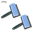 thumbnail image 3 of Uxcell Shower Squeegee Cleaning Tool with 2 in 1 Rubber & Sponge Head Green Handle, 2 Pack, 3 of 5