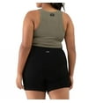 thumbnail image 2 of Bloch Crinkle Washed Racerback Crop Tank Top, 2 of 2