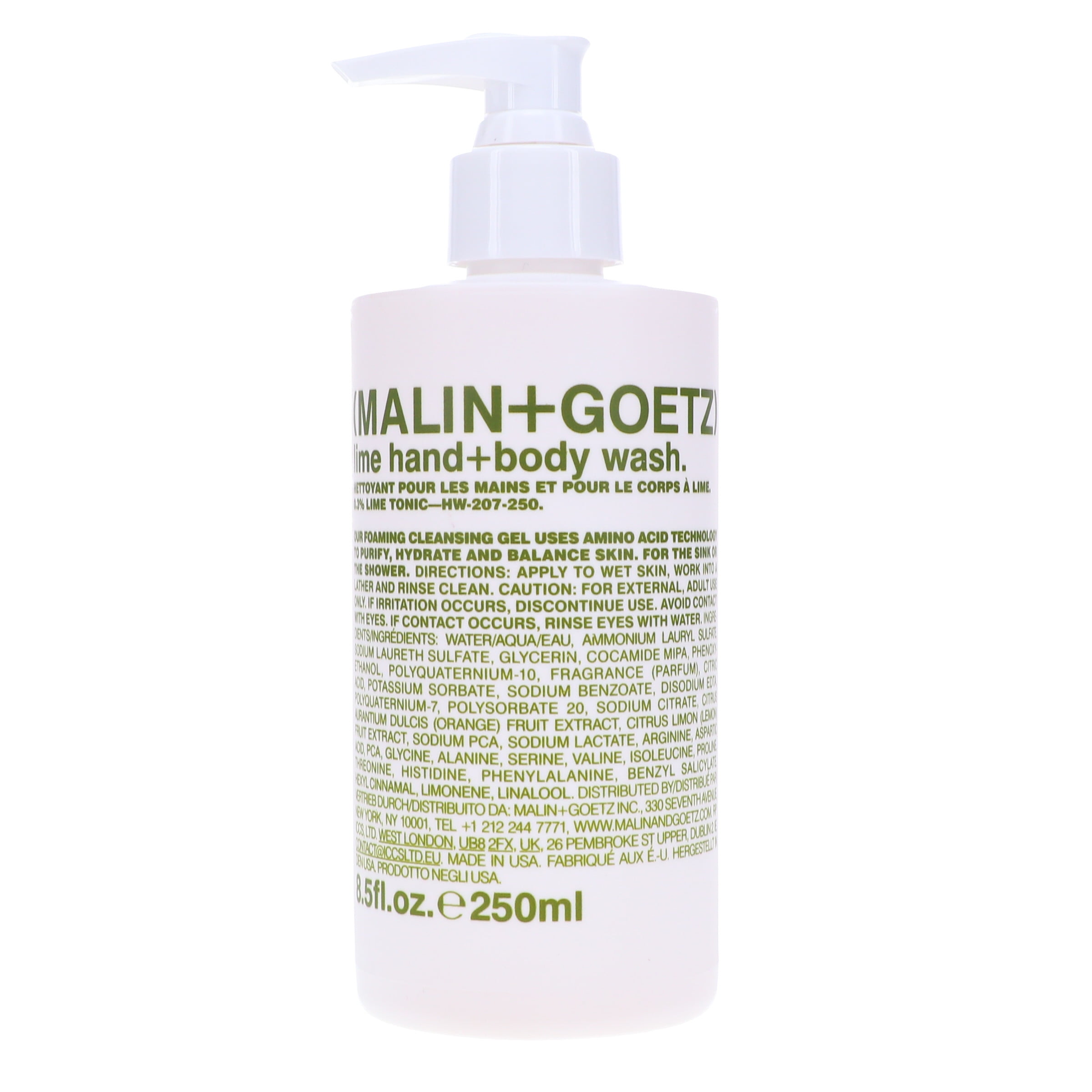 Malin+Goetz Lime Hand+Body Wash 8.5 oz