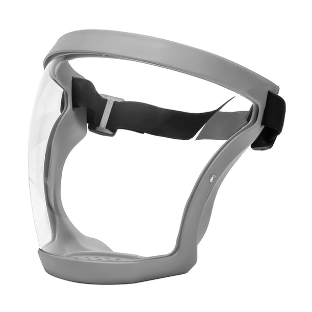 Protector facial completo Cubierta protectora transparente para la cara Antivaho Impermeable a prue Tomshoo Tapa de soldadura eléctrica