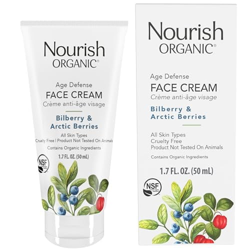 Nourish Organic Age Defense Face Cream, 1.7 Oz