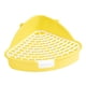 thumbnail image 4 of Bandeja de arena para conejos jinwen Caja de baño de esquina Amarillo, 4 of 8