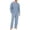 20#Sky Blue, variant on Mens Pajama Set Bamboo Viscose Soft Pijamas Sets for Men Long Sleeve Full Length Pants Pjs Sleepwear with Pockets