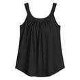 thumbnail image 4 of Stralyhd Women's Tank Tops with Built In Bras Square Neck Racerback Shirts 2026 Summer Fitted Tank Top Casual Sleeveless Tops Black S, 4 of 4