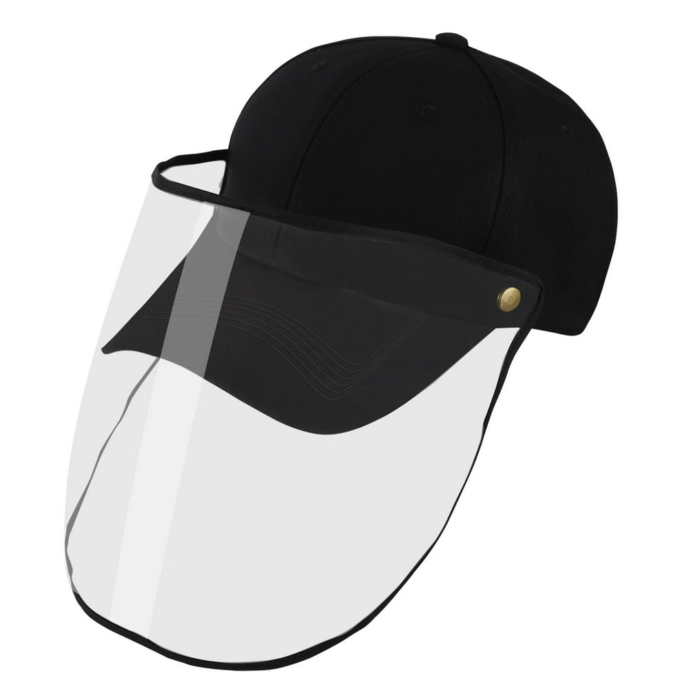 EEEkit 2/1pcs Protective Baseball Hat,Safety Full Face Shield Cap