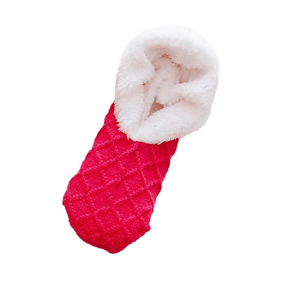 cfhntfmh Slipper Socks for Women Cotton Winter Fuzzy Slipper Socks Cozy Soft Thick Warm Plush Socks