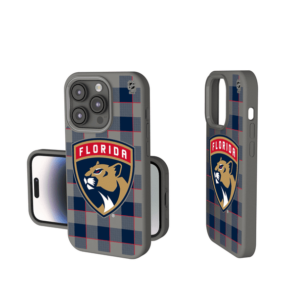 Keyscaper Florida Panthers Plaid Soft Touch iPhone Case