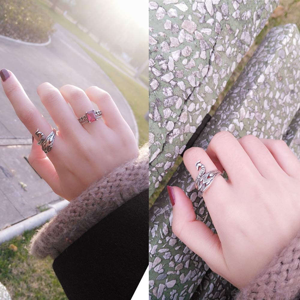 11 Pcs Frog Rings Cute Animal Open Ring Retro Vintage Snake Rings Set  Statement Biker Punk Rings for Women Girls Men Jewelry Girls  christkindlmarket.com