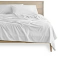 thumbnail image 5 of Bare Home 100% Cotton Flannel Deep Pocket 3-Piece Sheet Set with 2 Bonus Pillowcases (Twin XL, White), 5 of 6