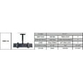 thumbnail image 2 of PMD Mounts 23"- 37" TV Ceiling Mount w/Tilt and Swivel, 2 of 2