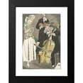 thumbnail image 2 of Anonymous 14x18 Black Modern Framed Museum Art Print Titled - Gazette Du Bon Ton, 1920 - No. 9, Pl. 66: O Master El Relicario / Dress of Dinners Garnished with Ribbon (1920), 2 of 5
