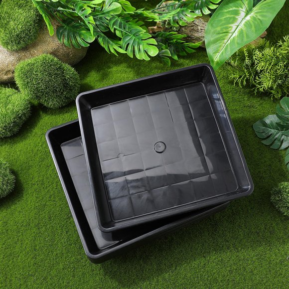 TABLETREANDS 10Ud Colector De Para Plantas Negro Con Material Resistente Y Duradero