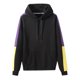 thumbnail image 1 of Sudadera con capucha de manga larga raglán para hombre Sudadera con capucha con cordón de bloque de color casual Pompotops oipoqjl15597, 1 of 4
