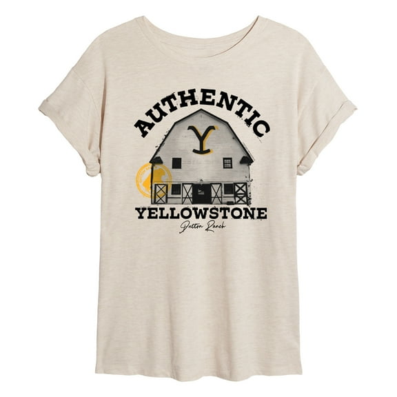Yellowstone - Yellowstone Barn Dutton Ranch - Women's Oversized T-Shirt