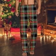 thumbnail image 2 of Aimik Hanes Mens Lounge Pants Comfy Pajama Pants Plaid Pajama Bottoms with Pockets Drawstring Pj Bottoms Pants Unisex Christmas Pajama Pants-White-8 XXL, 2 of 5