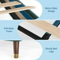 thumbnail image 4 of Queen Size Bed Frame , Modern Platform Bed with  Headboard ,Wooden Slats Support, No Box Spring Needed & Noise Free, Easy Assembly, 4 of 7