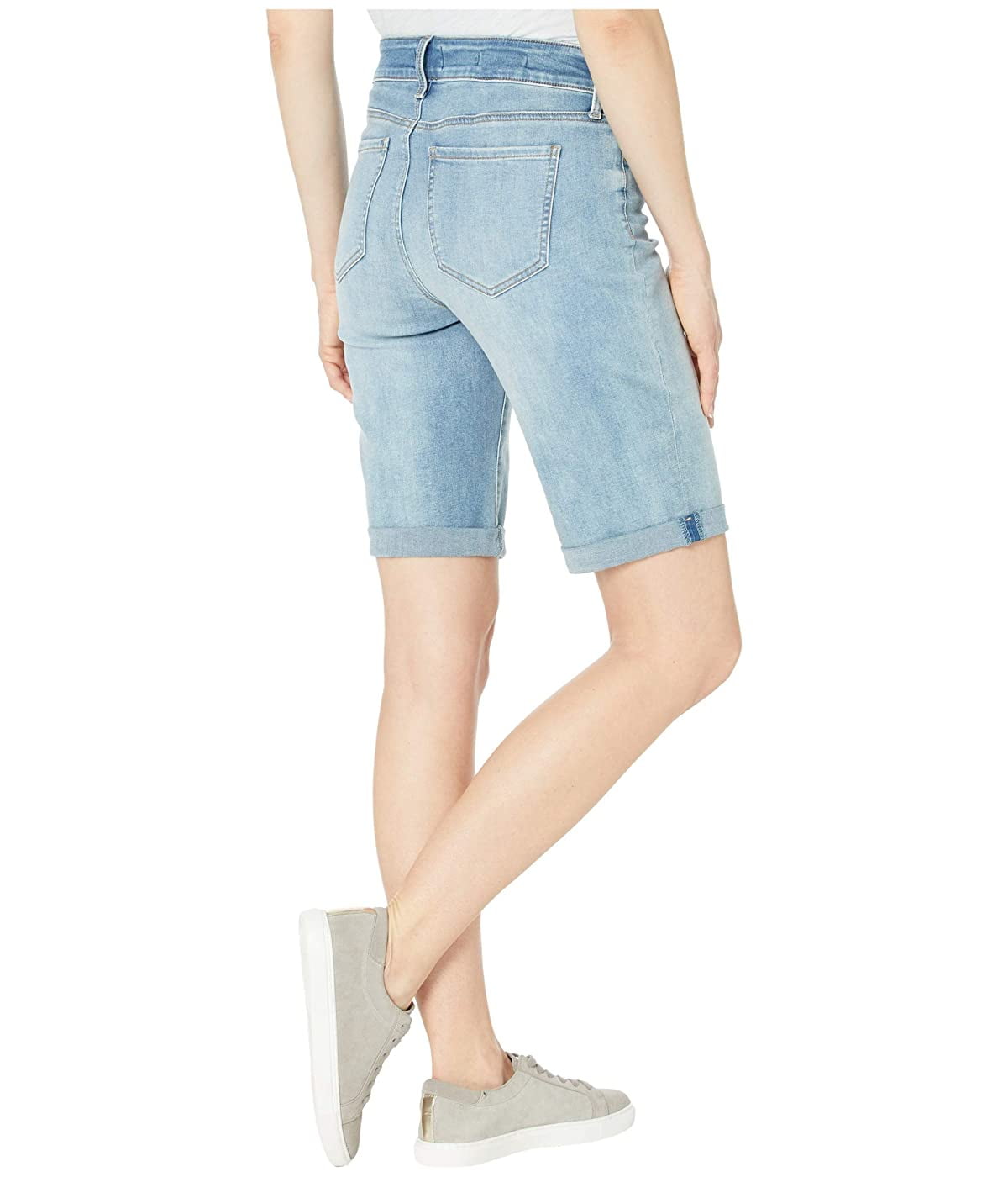 NYDJ Briella Denim Shorts with Mock Fly 