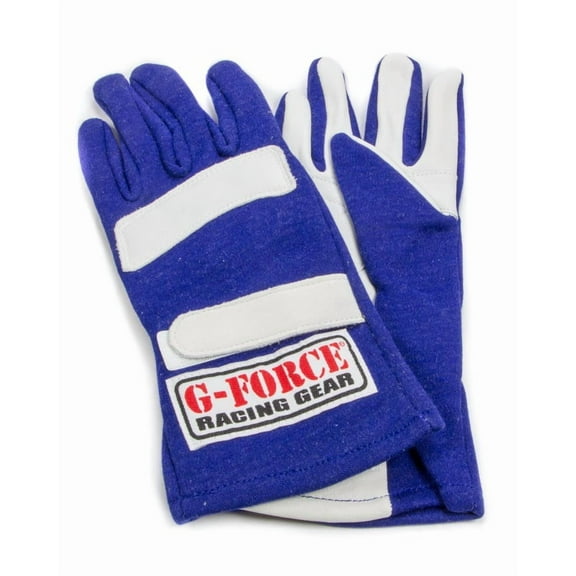G-Force 4101Lrgbu G5 Blue Large Junior Racing Gloves