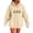 Beige, variant on Oversized Hoodies for Women Plus Size Drawstring Graphic Hoodie Loose Preppy Sweatshirt with Pocket Womens Pullover