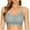 Gray, variant on Herrnalise Women's Lace Edge Vertical Stripe Back Bra Padded Bra Wireless Lingerie For women