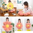 thumbnail image 5 of Cumka Daisy Flower Shaped Floor Pillow Cushion, Home Decorative Daisy Seating Cushion Plush Flower Pillow for Bedroom Sofa Chair (Blue, 27.5”), 5 of 8