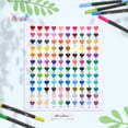 thumbnail image 3 of Rotuladores Ohuhu para Libros para Colorear para Adultos: 120 Colores con Punta de Pincel Doble y Punta Fina, Rotuladores a Base de Agua para Caligrafía y Diario Bullet con Estuche - Maui - Negro, 3 of 9