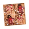 thumbnail image 4 of Adornos Navideños Colgantes de Madera BLESIY Decoración de Piezas de Madera en Rodajas 12 Estilo A, 4 of 8