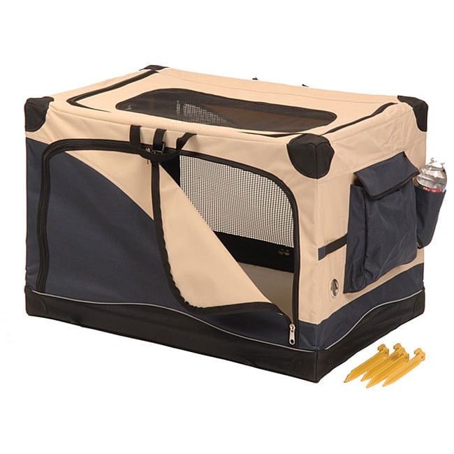 Pet Dog Cat Crate Soft Sided Pet Carrier Kennel Travel  Portable Bag Cage House