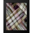 thumbnail image 2 of Franklin 19x24 Black Modern Framed Museum Art Print Titled - Weave Purple I, 2 of 5
