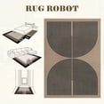 thumbnail image 5 of RUG ROBOT Modern Rainbow 8'x10' Large Area Rugs for Living Room, Washable Easy Jute Indoor Outdoor Rugs for Bedroom, Non Slip Farmhouse Accent Carpet for Backyard Dining Room, 5 of 10