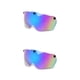 thumbnail image 4 of Greeniant Gafas para casco Protección solar A prueba de viento Accesorios para ciclismo Pieza reemplazada Unisex Lente multicolor para carretera Vistoso 2piezas, 4 of 6