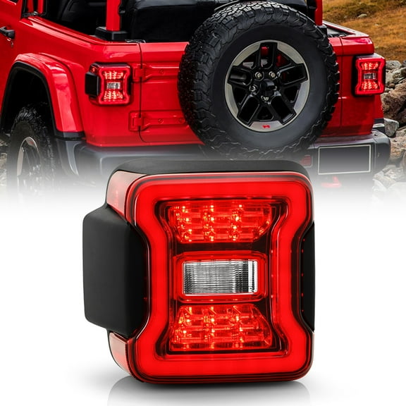 For 2018-2023 Jeep Wrangler Factory LED w/o Blind Spot Tail Light Lamp Driver