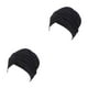 thumbnail image 3 of Qarigey Turbante para la cabeza, accesorios para el cabello, turbantes para el día de San Valentín para mujer, color negro Negro 2piezas, 3 of 6