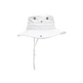 thumbnail image 2 of Top Headwear Boonie Hunting Hat w/ Snaps and Cord - White, 2 of 3